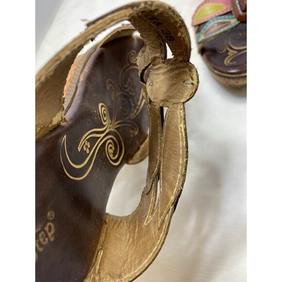 Spring Step Bonita Women's Floral Wedge Sandal, Size 38 EU - Picture 7 of 9